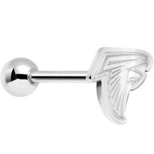 Load image into Gallery viewer, Officially Licensed Atlanta Falcons Cut Out Barbell Tongue Ring