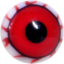 Load image into Gallery viewer, 14G Bloodshot Astro Eye Barbell Tongue Ring 5/8