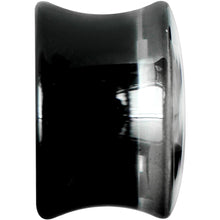 Load image into Gallery viewer, 9/16 Black Acrylic Drop the White Anchor Saddle Plug