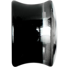 Load image into Gallery viewer, 9/16 Black Acrylic White Mustache Saddle Plug