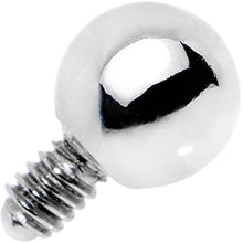 Load image into Gallery viewer, 3mm Stainless Steel Externally Threaded Dermal Anchor Top