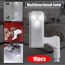 Load image into Gallery viewer, LED Inner Hinge lamp Under Cabinet Light Universal Wardrobe Light Sensor Led For Cupboard Closet Kitchen Bedroom Decor Lamp