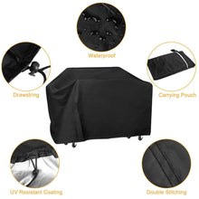 Load image into Gallery viewer, 57-Inch Weather Resistant Barbecue Grill Cover