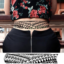 Load image into Gallery viewer, 57 Sheets Temporary Tattoo Stickers Set Waterproof Temporary Tattoo Waist Arm Modern Stylish Big Black Tattoos For Womens Mens