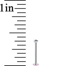 Load image into Gallery viewer, 20G 5/16 Handmade Labret Created with Crystals 1.75mm