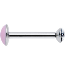 Load image into Gallery viewer, 16G 5/16 Handmade Labret Created with Crystals 3mm
