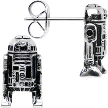 Load image into Gallery viewer, Officially Licensed Steel Star Wars R2D2 Stud Earrings