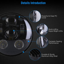 Load image into Gallery viewer, 5.75-Inch LED Motorcycle Headlight