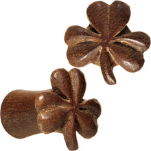 Load image into Gallery viewer, 2G Organic Sabo Wood Shamrock Saddle Plug Set