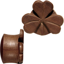 Load image into Gallery viewer, 7/8 Organic Sabo Wood Shamrock Saddle Plug Set