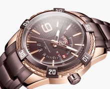Load image into Gallery viewer, Men's Luxury Stainless steal Waterproof Watch With Day And Date Display Unique Design Perfect Gift In Modern Metal Men Wrist Watch Design