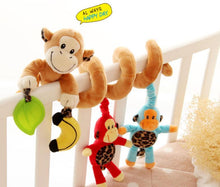 Load image into Gallery viewer, Stuffed Stroller Toys Animal Baby Crib Pram Bed Hanging Educational Infant Baby Rattle For Kids