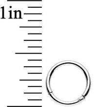 Load image into Gallery viewer, 16G 5/16 Stainless Steel Hinged Segment Ring
