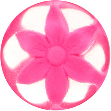 Load image into Gallery viewer, Acrylic Pretty Pink Flower Inlay Cheater Plug
