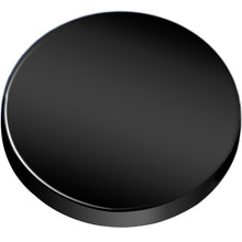 Load image into Gallery viewer, 14G Black Titanium IP 4mm Flat Disc Dermal Anchor Top
