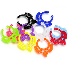 Load image into Gallery viewer, Acrylic Fruit on the Vine Clip On Fake Septum Ring 10 Pack Set