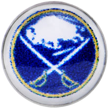 Load image into Gallery viewer, Officially Licensed NHL Buffalo Sabres Logo Tongue Ring