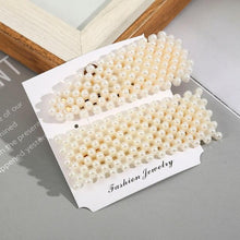 Load image into Gallery viewer, 5/8PCS/Set Women Girls Elegant Imitation Pearls Geometric Hairpins Sweet Hair Ornament Clips Barrettes Gorgeous Fashion Hair Accessories For Women