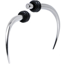 Load image into Gallery viewer, 10G Stainless Steel Claw of Keres Curved Taper Set