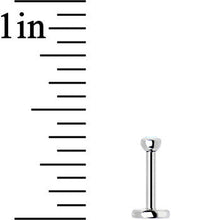 Load image into Gallery viewer, 18G 1/4 Aurora 2mm CZ Gem Internally Threaded Cartilage Earring