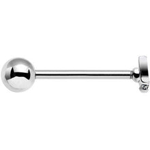 Load image into Gallery viewer, Red White and Blue Text Celebrate All Day USA Barbell Tongue Ring