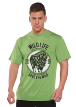 Load image into Gallery viewer, Wild Life Spun Bamboo® Men's Bamboo Viscose/Organic Cotton Short Sleeve Graphic T-Shirt