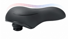 Load image into Gallery viewer, Unisex Soft Rubber Bike Saddle Dual Shock Absorbing Mountain Bicycle Cushion Pad Breathable Comfortable Bike Seat Cushion Bicycle Seat For Men Women With Dual Shock Absorbing Ball Memory Foam Waterproof Wide Bicycle Saddle Fit