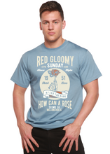 Load image into Gallery viewer, Red Gloomy Spun Bamboo® Men's Bamboo Viscose/Organic Cotton Short Sleeve Graphic T-Shirt