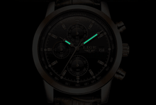 Load image into Gallery viewer, Men's Waterproof Watch With Chronometers Date Display And Fluorescent Pointers Excellent Look Perfect Gift