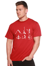 Load image into Gallery viewer, Halloween Skeleton Namaste Men's Bamboo Viscose/Organic Cotton Short Sleeve Graphic T-Shirt