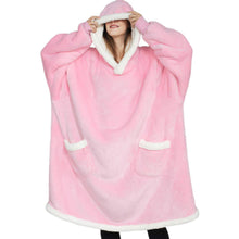 Load image into Gallery viewer, Modern Oversized Hoodie Blanket With Sleeves Sweatshirt Woman Fleece Hoody Women Pocket Female Hooded Oversized Hoodie Blanket Fleece Warm Cozy Blanket for Women One Size Fits All Men Women