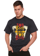 Load image into Gallery viewer, Two Beer Men's Bamboo Viscose/Organic Cotton Short Sleeve Graphic T-Shirt