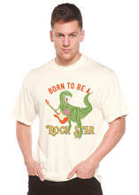 Load image into Gallery viewer, Born To Be A Rock Star Men's Bamboo Viscose/Organic Cotton Short Sleeve Graphic T-Shirt