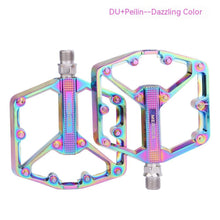 Load image into Gallery viewer, Bicycle Pedal Non-Slip Bike Pedals Aluminum Alloy Flat Platform Applicable Waterproof Cycling Accessories Bike Pedals Road Bicycle Pedals Cleats Set Clipless Pedals Compatible With Road Bikes