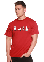 Load image into Gallery viewer, Halloween Cats Men's Bamboo Viscose/Organic Cotton Short Sleeve Graphic T-Shirt
