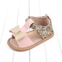 Load image into Gallery viewer, Baby Kids Girl Sandals Pre Walker Newborn PU Leather Soft Sole Shoes Bowknot Girls Shoes