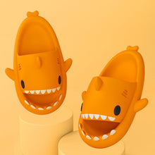 Load image into Gallery viewer, New Men and Women Summer Slippers Lovely Shark Shape Slides Outdoor Women Shoes Flip Flops Lightweight Open Toe Beach Pool Slides Sandals Shark Shower Slipper
