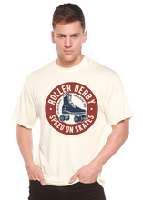 Load image into Gallery viewer, Roller Derby Spun Bamboo® Men's Bamboo Viscose/Organic Cotton Short Sleeve Graphic T-Shirt