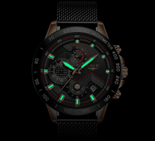 Load image into Gallery viewer, Men's Sports Waterproof Watch With Stainless Steel Bracelet Unique Design Perfect Gift For Your Man