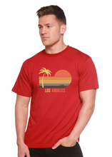 Load image into Gallery viewer, Los Angeles Unisex Bamboo Viscose/Organic Cotton Short Sleeve Graphic T-Shirt