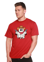 Load image into Gallery viewer, Cowboy Ghost Unisex Bamboo Viscose/Organic Cotton Short Sleeve Graphic T-Shirt