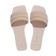 Load image into Gallery viewer, Modern Woman Black Bright Diamond Sandals Open Toe High Heels Women Slippers Party Dress Shoes Sandals Heels For Women Ankle Strap Low Block Heel Cute Dressy Sandals