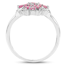 Load image into Gallery viewer, 2.04 Carat Genuine Ruby .925 Sterling Silver Ring
