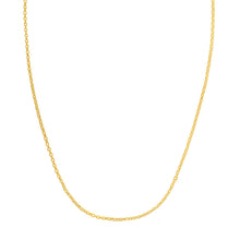 Load image into Gallery viewer, Double Extendable Cable Chain in 14k Yellow Gold (1.40 mm)