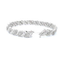 Load image into Gallery viewer, 5.00ct Diamond Tennis Bracelet 10KT White Gold