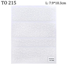 Load image into Gallery viewer, 5D Sweater Nail Sticker Acrylic Engraved Winter Charm Designs Beauty Cloth Christmas Patterns Nails Art Decoration Tools Nail Art Stickers Decor Tip Transfer Nail Decals Sticker For Pretty Girl Self-Adhesive Nail Decals Designer Nail Stickers