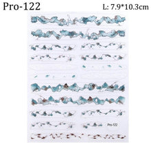 Load image into Gallery viewer, 5D Sweater Nail Sticker Acrylic Engraved Winter Charm Designs Beauty Cloth Christmas Patterns Nails Art Decoration Tools Nail Art Stickers Decor Tip Transfer Nail Decals Sticker For Pretty Girl Self-Adhesive Nail Decals Designer Nail Stickers