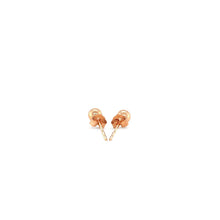 Load image into Gallery viewer, 14k Rose Gold Ball Style Stud Earrings (4.0 mm)