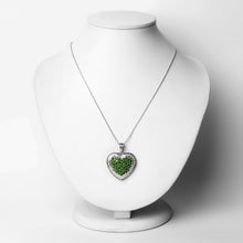 Load image into Gallery viewer, 4.62 Carat Genuine Chrome Diopside .925 Sterling Silver Pendant
