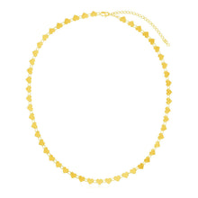 Load image into Gallery viewer, 14k Yellow Gold Mirrored Heart Chain Necklace